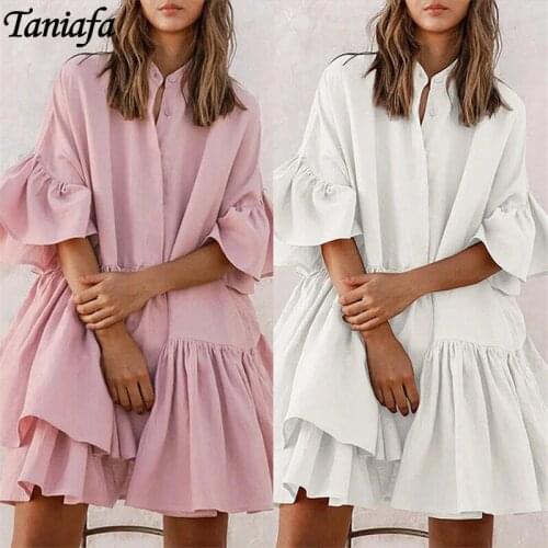 TANIAFA Summer Dresses With Sleeves