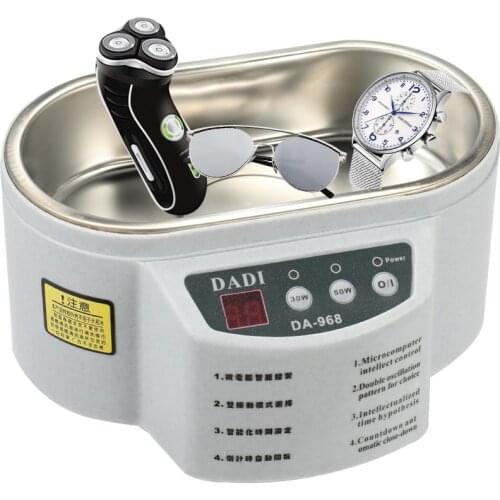 600ml mini Digital Ultrasonic Cleaner ultrasonic bath Jewelry Glasses Circuit Board Cleaning Machine Ultrasound Sterilizing