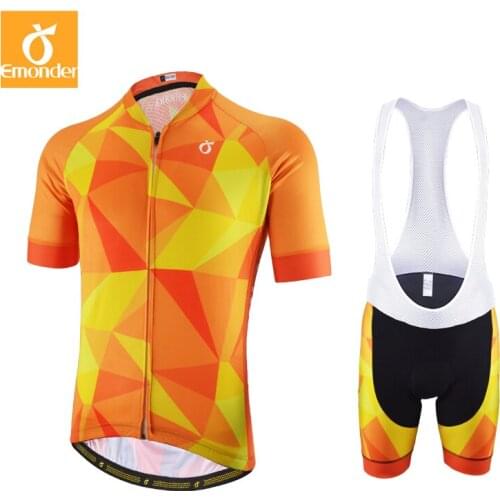 Racing Team Cycling Jersey 2020 Racing Bike Jersey Kit Quick Dry Breathable MTB Bicycle Cycling Sets + Bib Pad Shorts