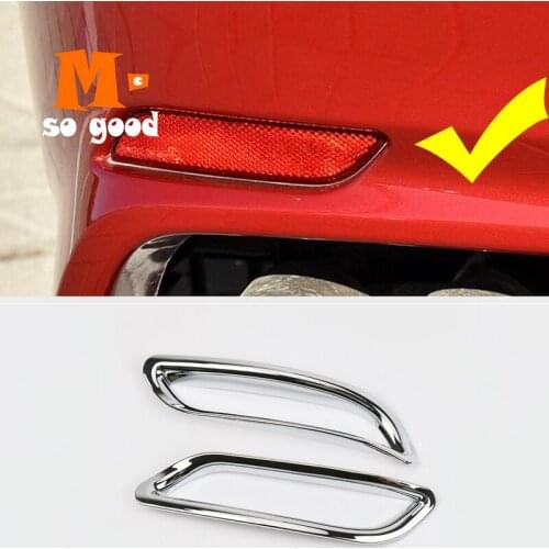 For Toyota Camry 8 8th XV70 2018 Car ABS Chrome Back Frame Rear Fog Light Decoration Lamp Covers Trim shell Auto Car Accessories
