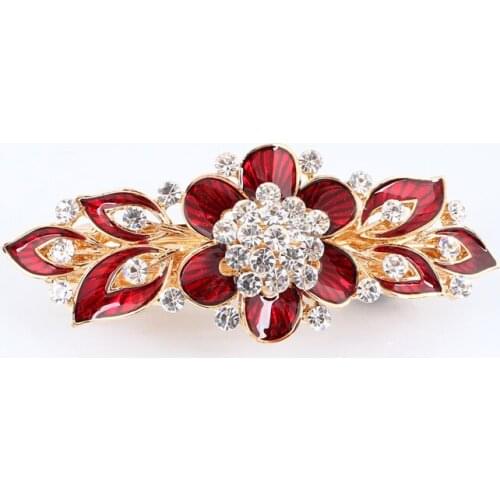 Hair clip 2016 New Hair accessory Headwear fashion Flower rhinestone hairpin hair accessory fashion jewelry nickel-free