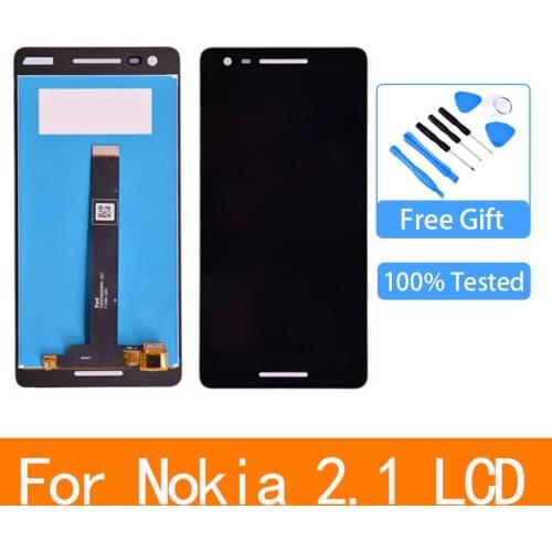For Nokia 2.1 TA-1080 TA-1092 TA-1084 TA-1093 LCD Display Touch Screen Digitizer Assembly Replacement For Nokia N2.1 LCD