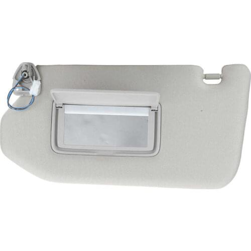 1pc Left Driver Side Sun Visor with Lamp Gray 96401-9PB0A 2013 2014 2015 2016 2017 2018 fit for Nissan Pathfinder ABS