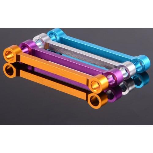 102040/122040 Aluminum Ackerman Plate 02074 Upgrade For 1/10 RC Car HSP Redcat Himoto