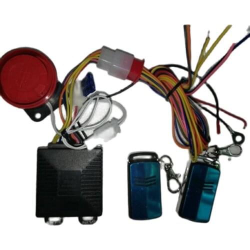 2 remote controllers 12V Anti-Theft 125db Vibration alarm Motorcycle Scooter alarm motorbike alarm engine control function