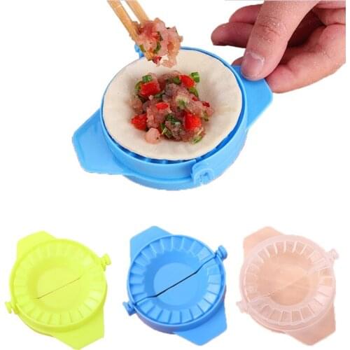 2pc/set Dumpling Molds Chinese Food Jiaozi Maker Device Dough Press Dumpling Pie Ravioli Mould Clips Cozinha Cooking Pastry Tool