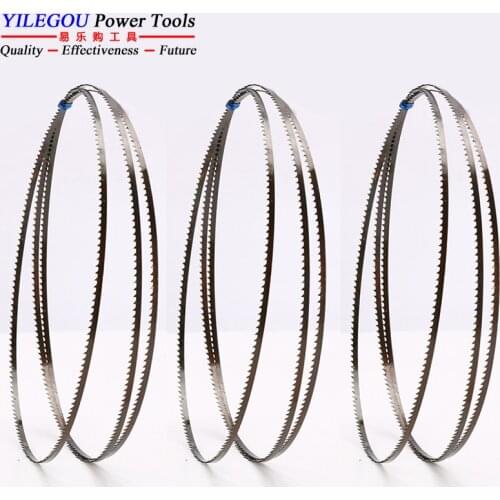 3 Pieces 1712 x 3 x 0.65mm x 14Tpi Wood Band Saw Blades. 1712mm x 1/8" With 14Tpi Band Saw Blades For Cutting Curve, Carving