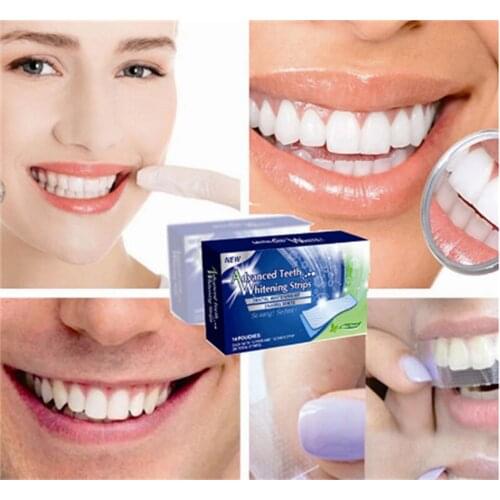 Professional Oral Care Hygiene Teeth Whiten Tools Teeth Whitening Strips Gel Dental Bleaching Tooth Whitening Bleach 4pcs