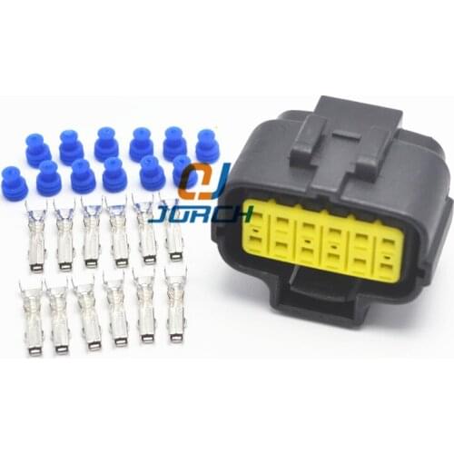5sets 12 Pin Way Automobile Waterproof Electrical Wire Connector Oxygen Sensor Plug Housing 174661-2