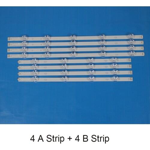 8 Piece/Set LED Backlight Strip For LG 47LB650T 47LB580T 47LB582T 47LB561T 47 TV Backlight LED Bands Bars Lamps LED Ruler Array