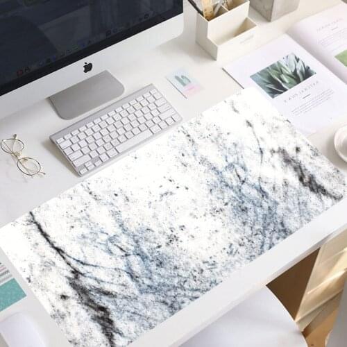 Large Marble Grain Soft Mouse Pad Office Computer Desk Mat Modern Table Game Keyboard Laptop Cushion Accessories gift
