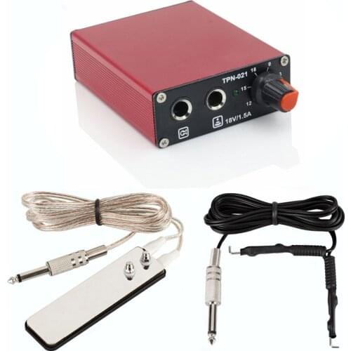 Digital LCD Power Supply Supply For Tattoo Machine On wholesale Price with tattoo foot pedal and lip cord free shipping
