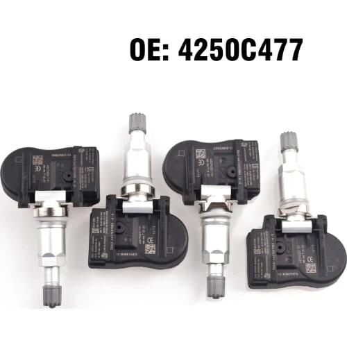 4PCS Car Tire Pressure Monitor Sensor TPMS 4250C477 for Mitsubishi ASX Lancer Outlander Lancer ASX i-MiEV
