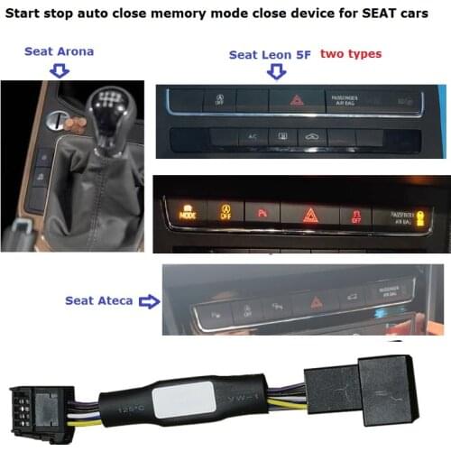 For Seat Leon 5F/Seat Arona/Sear Ateca Automatic start / stop of start / stop treasure default closer memory mode