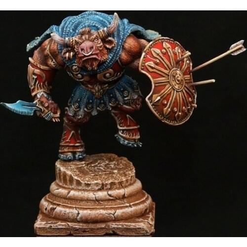 1/24 70mm fantasy man orc Minotaur 70mm toy Resin Model Miniature resin figure Unassembly Unpainted