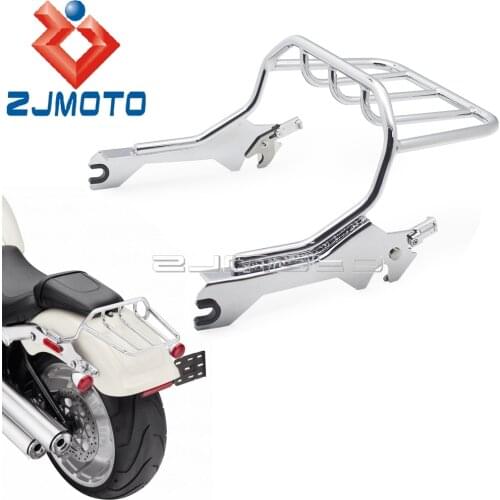 Motorcycle Detachable Rear Seat Luggage Rack Support Shelf For Harley FatBoy Breakout 114 FLFB FLFBS FXBR FXBRS Cargo Carrier