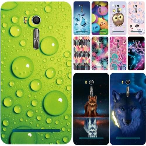 Soft Phone Case r Asus Zenfone Go ZB552KL X007D 5.5" Cases Panda Funda Colorful Flower Silicone TPU Back Cover Shell
