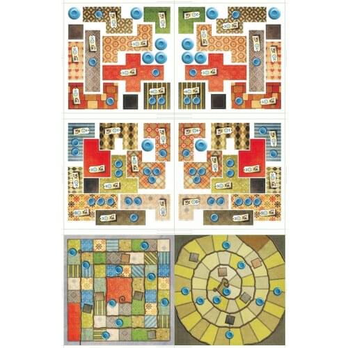 Patch Board Game Reflection Game Funny Strategy Board Game Patch Game Game Funny Strategy Board Game Patchwork Game