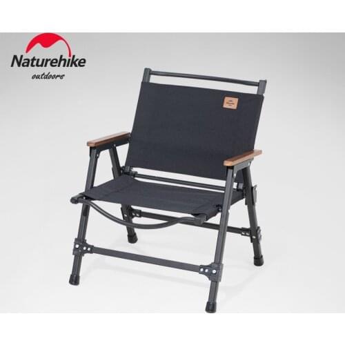Naturehike Outdoor Folding Stool Aluminum Alloy Backrest Fishing Chair Camping Bench Portable Camp Chair