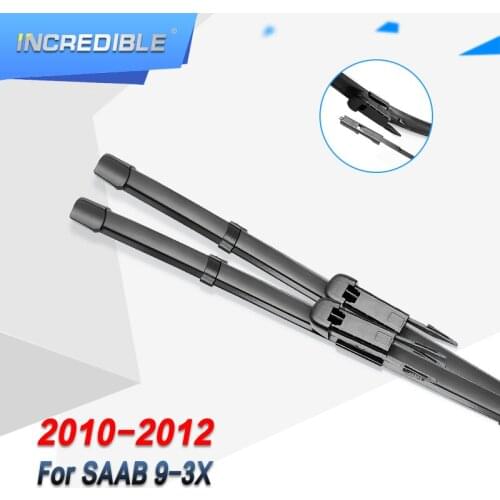 INCREDIBLE Wiper Blades for SAAB 9-3X Fit Pinch Tab Arms 2010 2011 2012