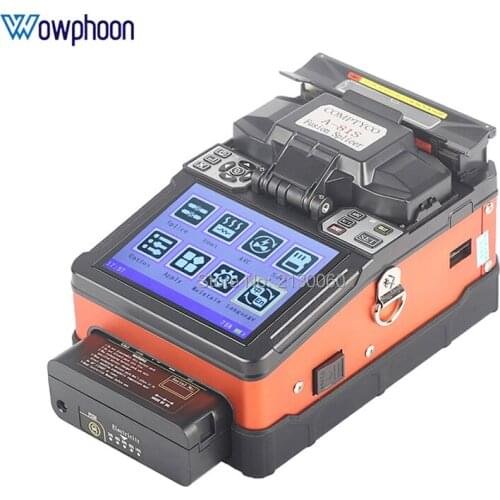 2019 New FTTH Fiber Optic Welding Splicing Machine A-81S Fusion Splicer with 9 Seconds Splicing Time