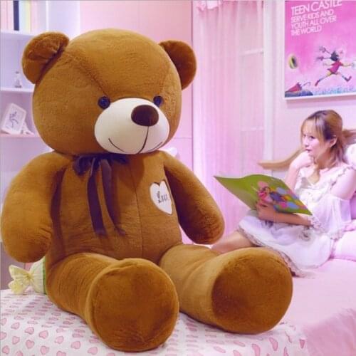 New Arrival Giant Teddy Bear Plush Toys For Girls Stuffed Doll Soft Big Unstuffed Coat Empty Bearskin Kids Valentines Day Gifts