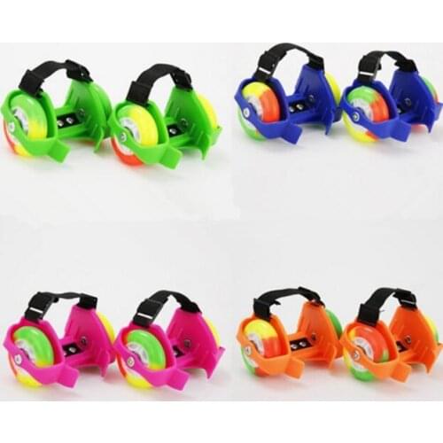 Wholesale Colorful Flashing Roller Small whirlwind pulley flash wheel Skate Shoes Flashing Roller shoes Skating Shoes