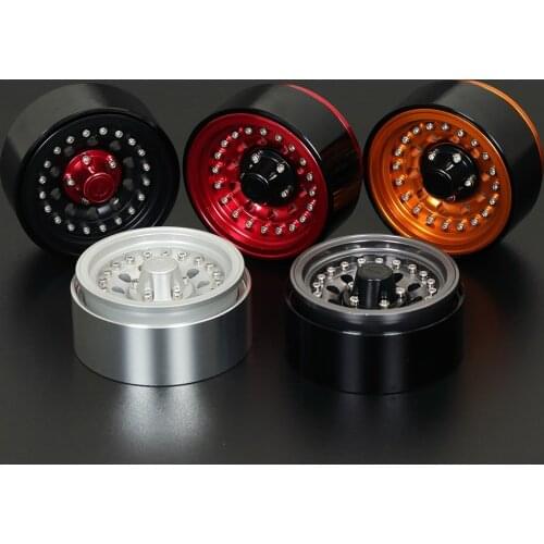 RC Car 1.9" Clamp Ring Beadlock Wheels Rim CNC Anodize for 1/10 RC Crawler Axial SCX10 CAPRA WRAITH Traxxas TRX4 TRX6 RGT 86100
