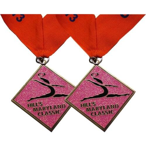 Promotional Colored Irregular Medal No minimum order quantity Art Dance Competition Medal