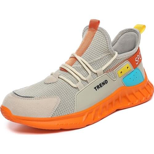Mesh Shoes Light Comfortable Casual Mens Sneaker Breathable Non-slip Wear-resistant Outdoor Walking Men Shoes zapatos casuales