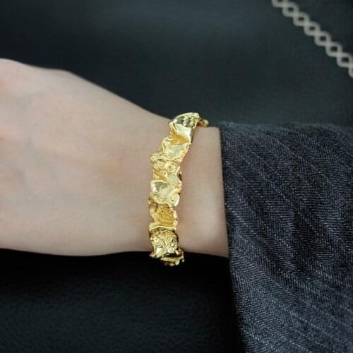 Silvology 925 Sterling Silver Irregular Lava Texture Bangles Ladies Tin Foil Thick Top Quality Simple Bangles Designers Jewelry