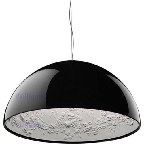 Modern garden pendant lamp hanging lighting 40cm 60cm 90cm white black gold brown hanging light suspended lamps nordic