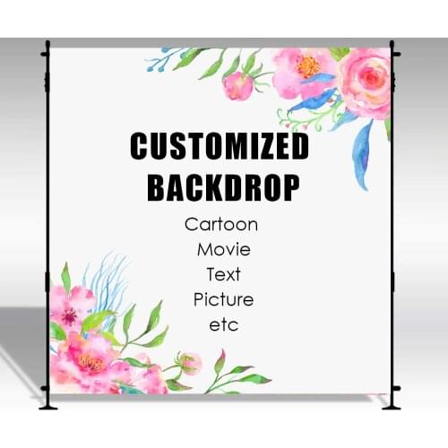 WHB Custom backdrop for photography birthday newborn baby shower party decoration background for photo customized