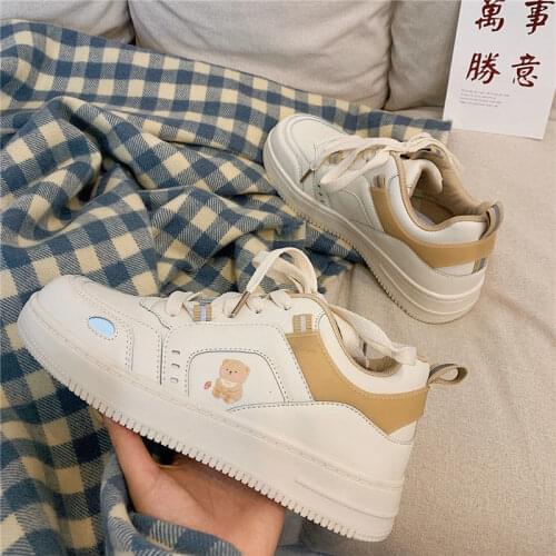 Little Bear White Shoes for Women 2021 New Spring Sneakers Women Shoes Women