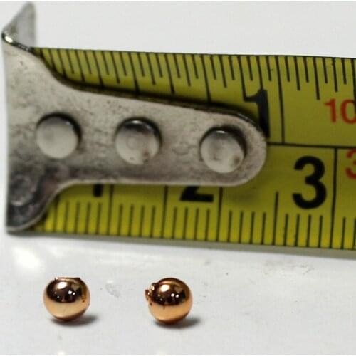 1/6 Scale One pair Golden Earrings Models for 12''Figure Body DIY Accessories