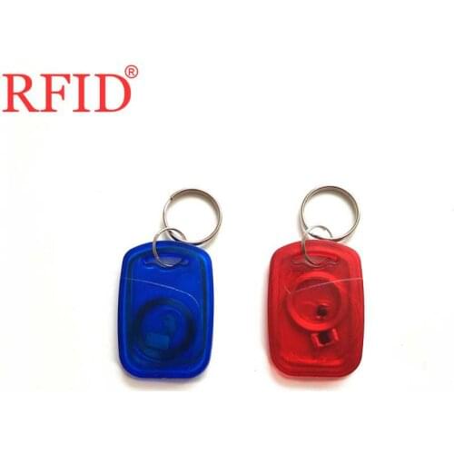 Dual Chip 13.56MHZ 125KHZ IC+ID UID Changeable Rewritable Composite Key Tags Keyfob Dual Chip Frequency + RFID T5577 EM4305 1pcs