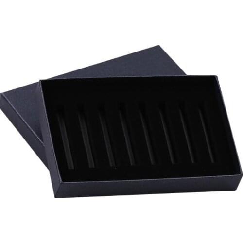 100pcs/lot Tie Clips Storage Box For 8pc Holder Tie Pins Bars Organizer Carring Cases Jewelry Packing Boxes Wholesale