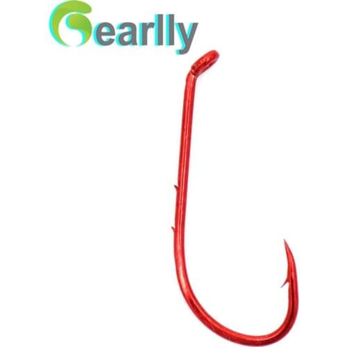 25Pcs/Set Fishhooks Carbon Steel Crank Hooks Fishing Tackle Tools 1/0# 2# 4# 6# Different Size Fishing Hooks