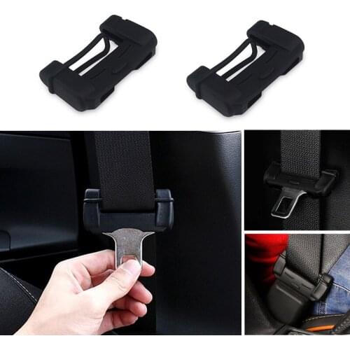 2x Silicon Seat Belts Padding Buckle Protector Cover For Audi A3 A4 A5 A6 A7 A8 B6 B7 B8 C5 C6 TT Q3 Q5 Q7 S3 S4