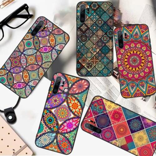 MANDALA aesthetics pattern Phone Case For Huawei Y5 Y6 II Y7 Y9 PRIME 2018 2019 NOVA3E P20 PRO P10 Honor 10