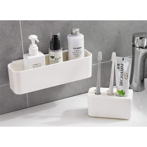 Toothpaste Holder Electric Toothbrush Color Convenient Storage Box Removable Toothpaste Organizer Bathroom Accessories