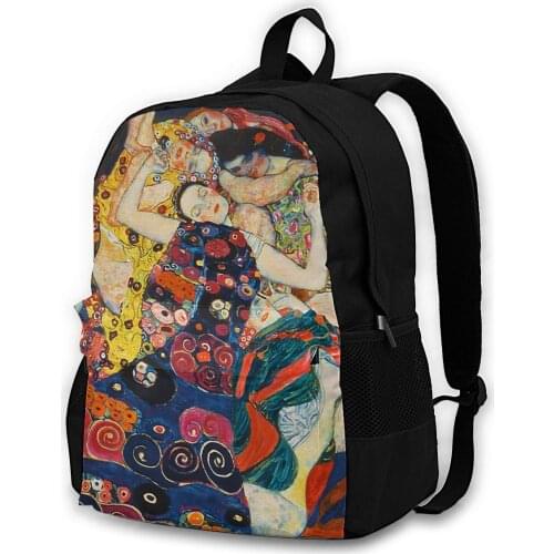 The Virgin, Gustav Klimt, 1913 Poster (1)-min Adult backpacks, leisure bags, backpacks, storage bags, men women backpacks