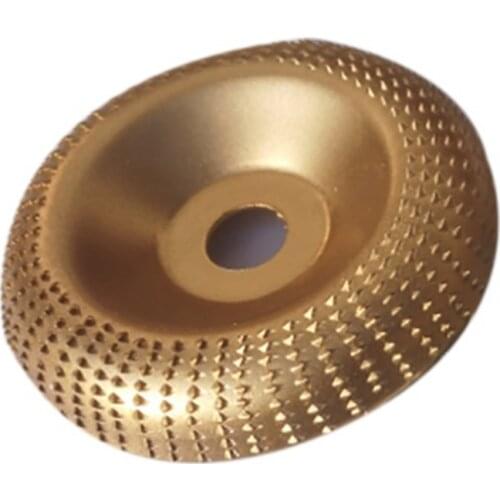 HLZS-125mm Wood Shaping Disc Wood Carving Disc Grinder Wheel Abrasive Disc Sanding Rotary Tool for Angle Grinder