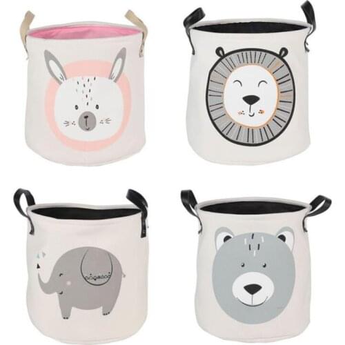 EVA Cartoons Thick double layer Laundry Hamper Clothes Storage Baskets Home decoration storage barrel kids toy organizer basket