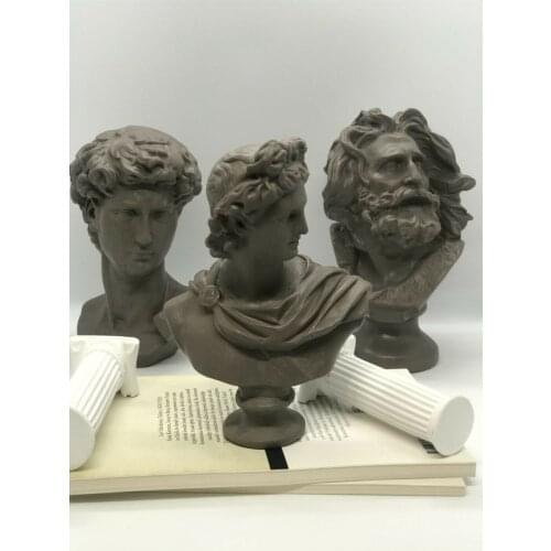 Apollon & Poseidon Figure History Home Decoration Accessories Model Statues Colorful Living Room Decor Art Office Desk Decor