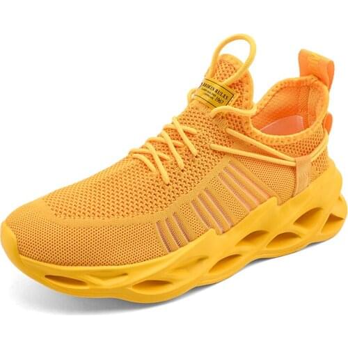 Hombre zapatillas autumn breathabl Casual spring sale mens sports mesh causal knitting Fashion schoenen sneakers sport Sneakers