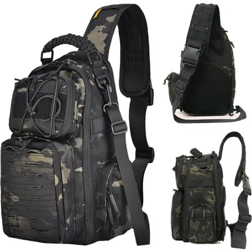 Multifunction Chest Bags 36L Tactical Outdoor Bag Waterproof Backpack Military Hiking Bag Men Hunting Travel Camping Cross Bags