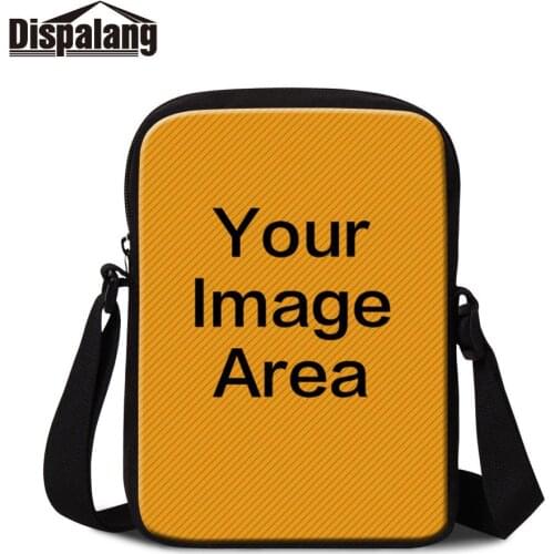 Customize Your Own Design Messenger Bag For School Custom Logo Image Crossbody Shoulder Bags For Girls Women Handbag Cute Flap