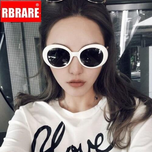 RBRARE Vintage Oval Sunglasses Women/Men Multicolor Oculos Candy Color Sun Glasses Retro Glasses Lunette Travel De Soleil Femme