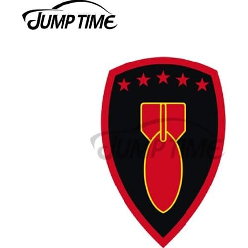 Jump Time 13 x 6cm For 71st Ordnance Group EOD US Army Car Stickers Laptop Motorcycle Helmet Graffiti Stickers Creative Graphics